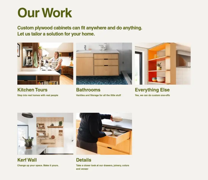 Our Work on Kerf Design
