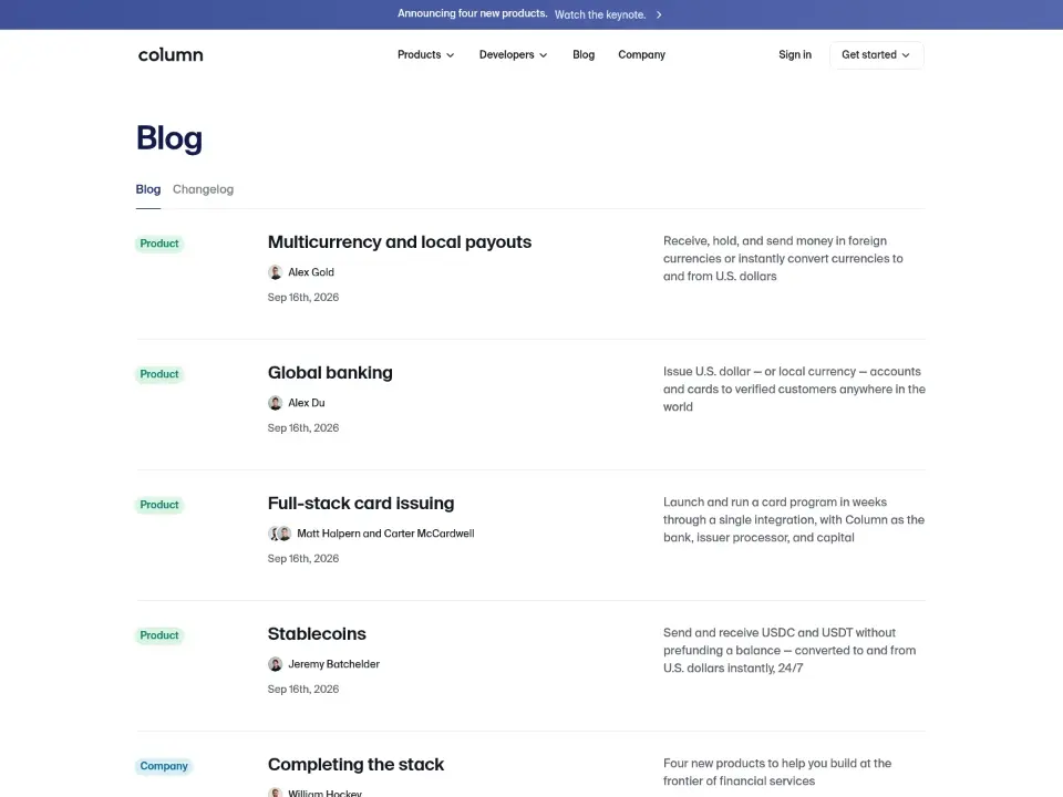 Column — Blog