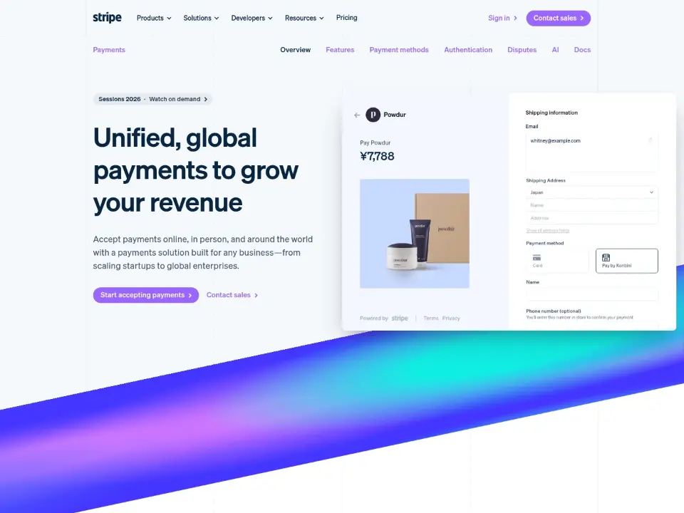 Stripe — Product