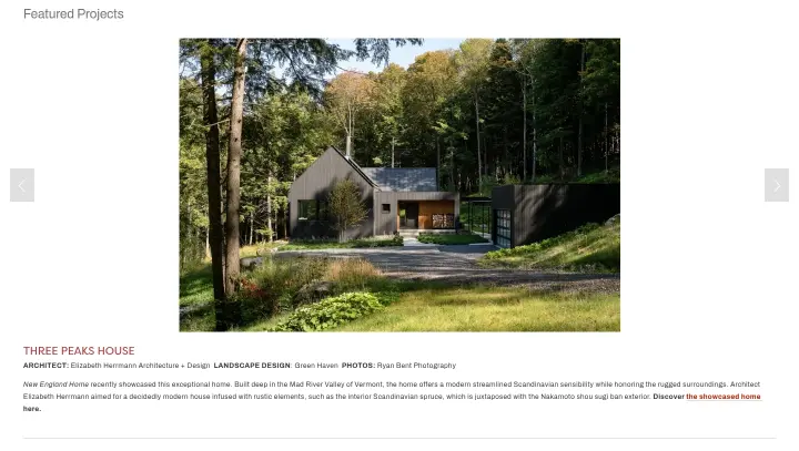 Featured Projects on Red House Building