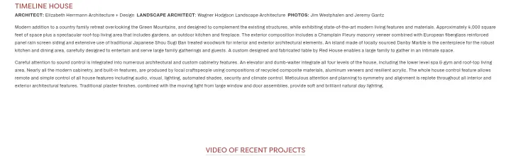 Content on Red House Building
