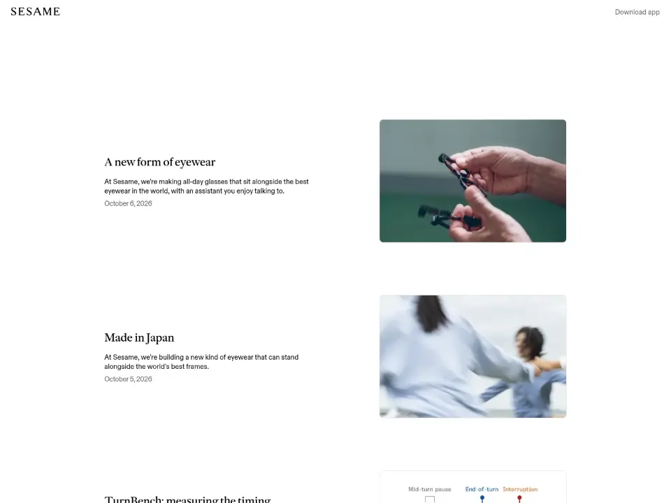 Sesame — Blog