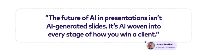 ”The future of AI in presentations isn’t… on Pitch