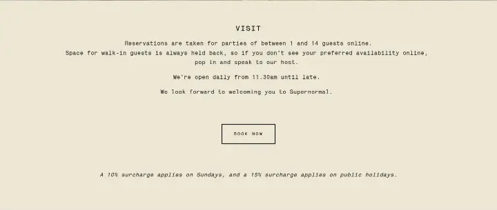 Visit on Supernormal