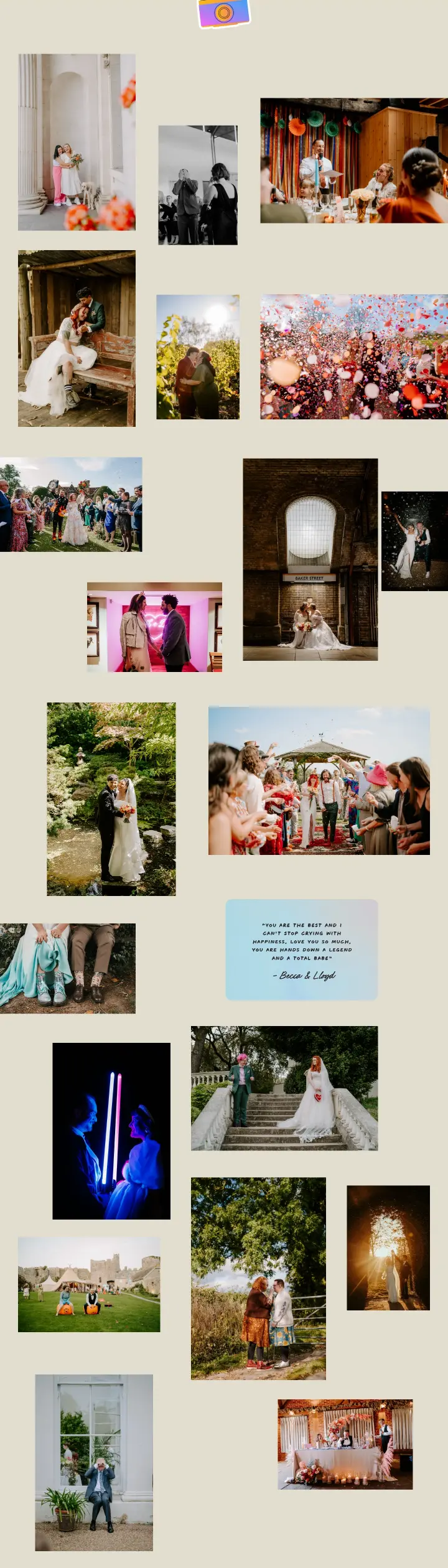 Becca & Lloyd on Kim Williams Weddings