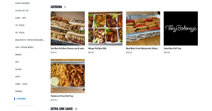 Catering5 on Tony Boloney's