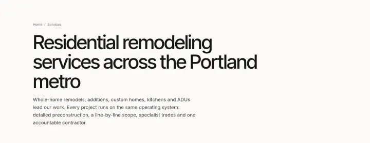 Hero on Portland Project