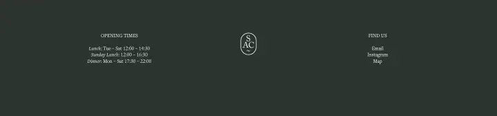 FIND US Email Instagram Map on Sessions Arts Club