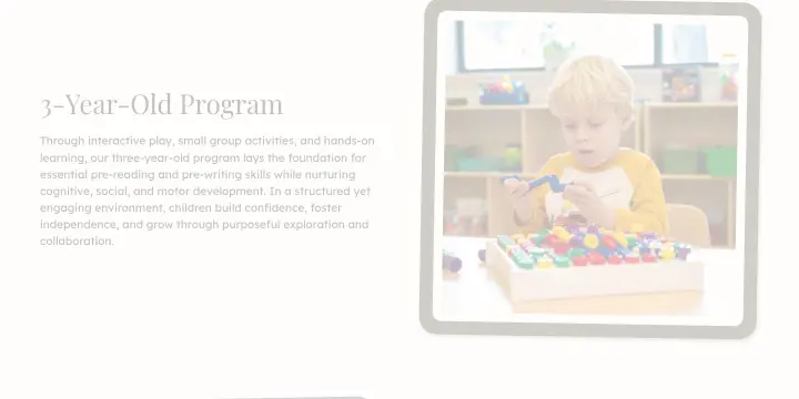 3-Year-Old Program on Skylark Children's Academy