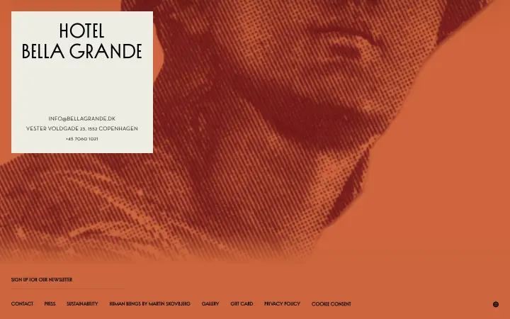 Footer on Hotel Bella Grande
