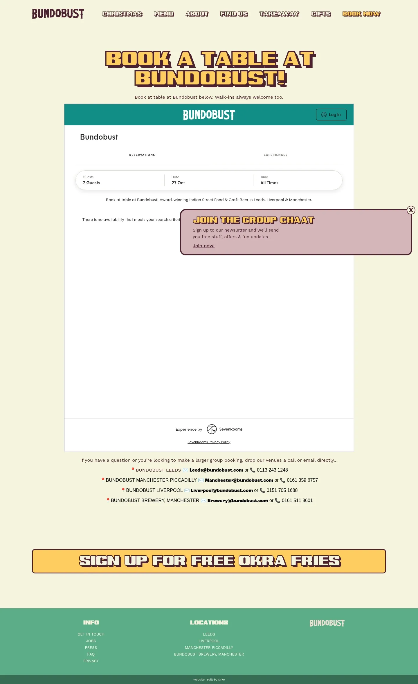 Screenshot of Bundobust at desktop width