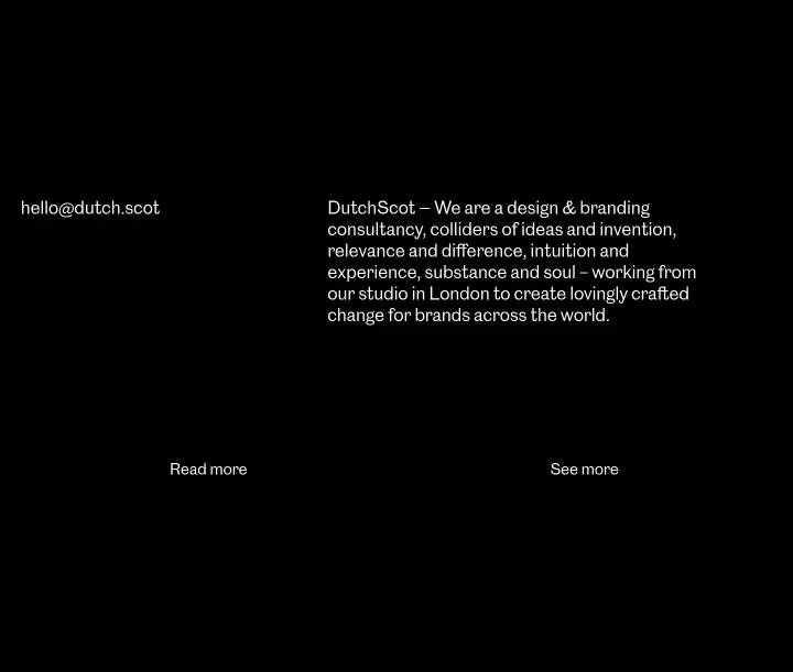 Footer on DutchScot