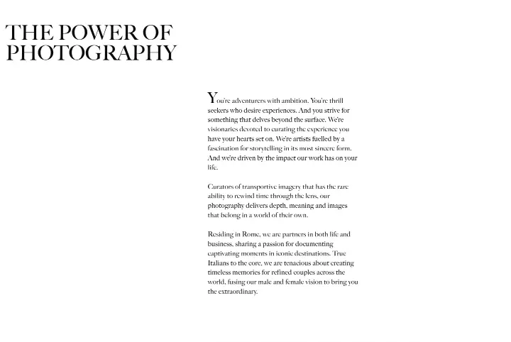 THe power of photography on Daniele & Marilia