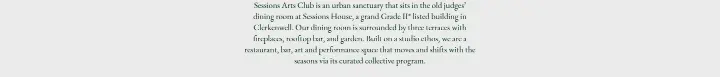 Content on Sessions Arts Club