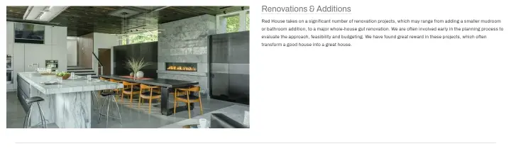 Renovations & Additions on Red House Building