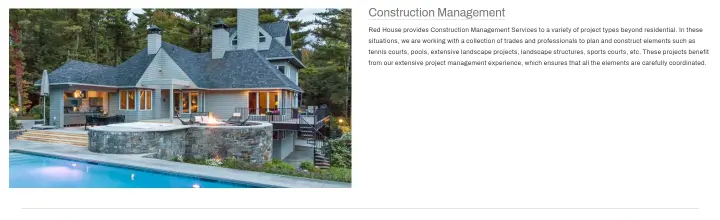 Construction Management on Red House Building