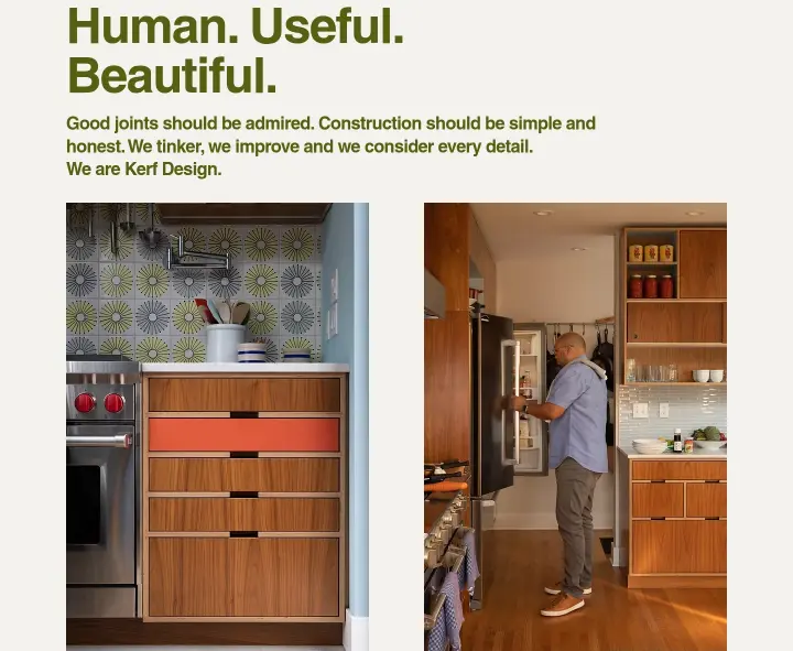 Human. Useful. Beautiful on Kerf Design