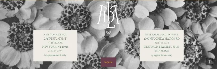 Footer on Lewis Miller Design