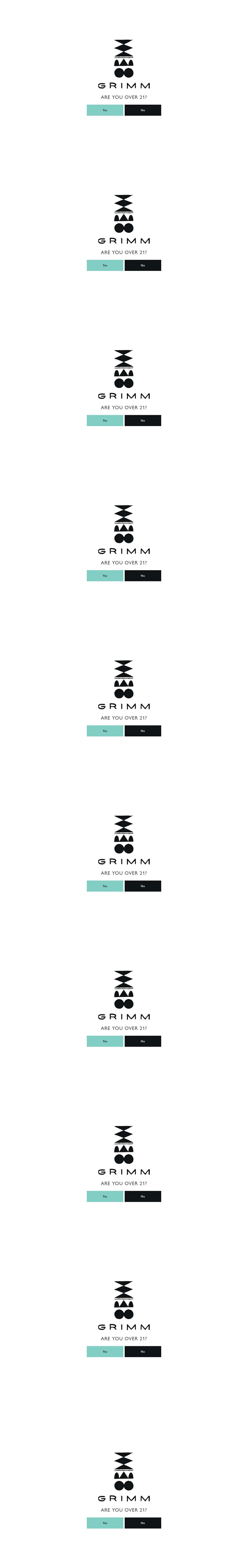 Screenshot of Grimm Artisanal Ales at desktop width