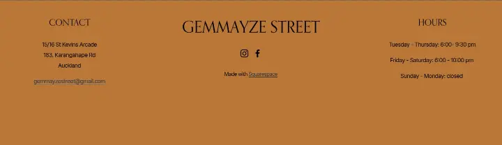 Footer on Gemmayze Street