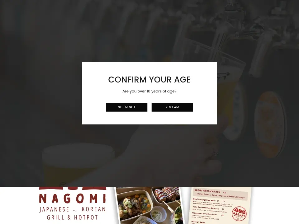DEYA Brewing Company — Menu