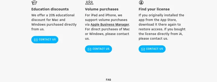 Education discounts on iA
