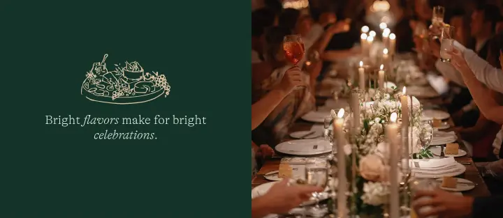 Bright flavors make for bright celebrations on Cedar Lakes Estate