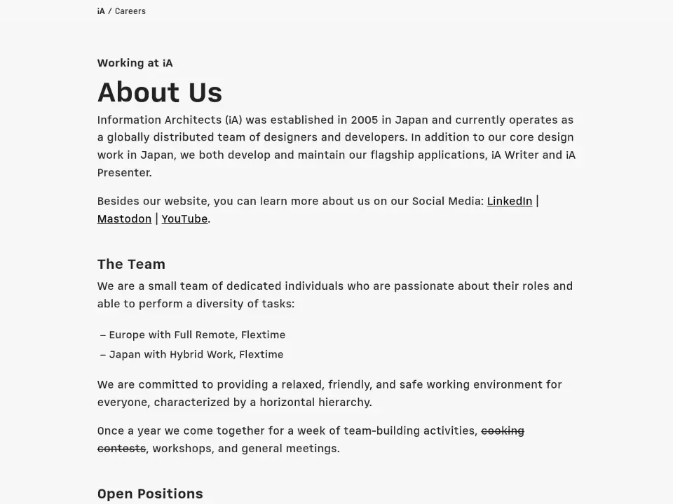 iA — Careers