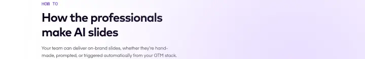How the professionals make AI slides on Pitch