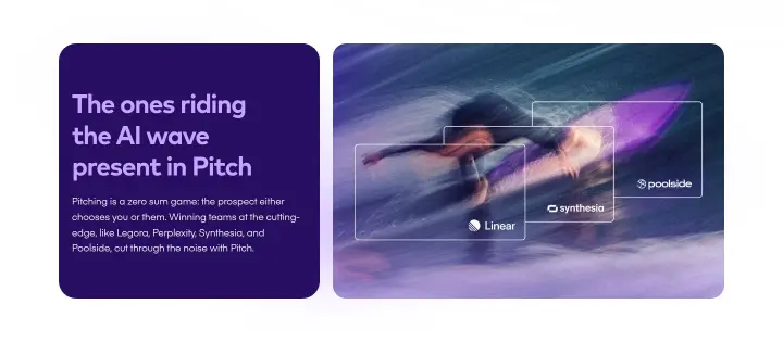 The ones riding the AI wave present in… on Pitch