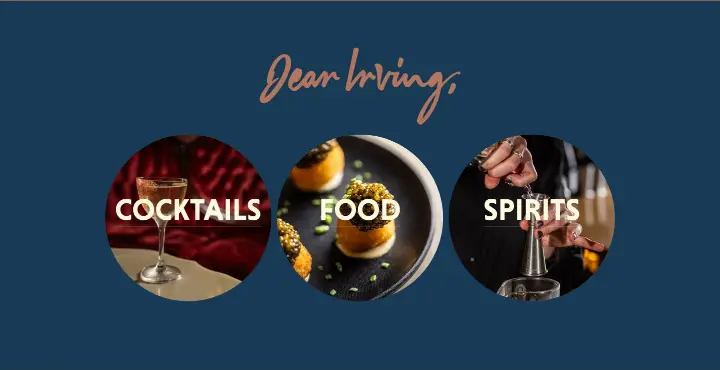 Cocktails on Dear Irving