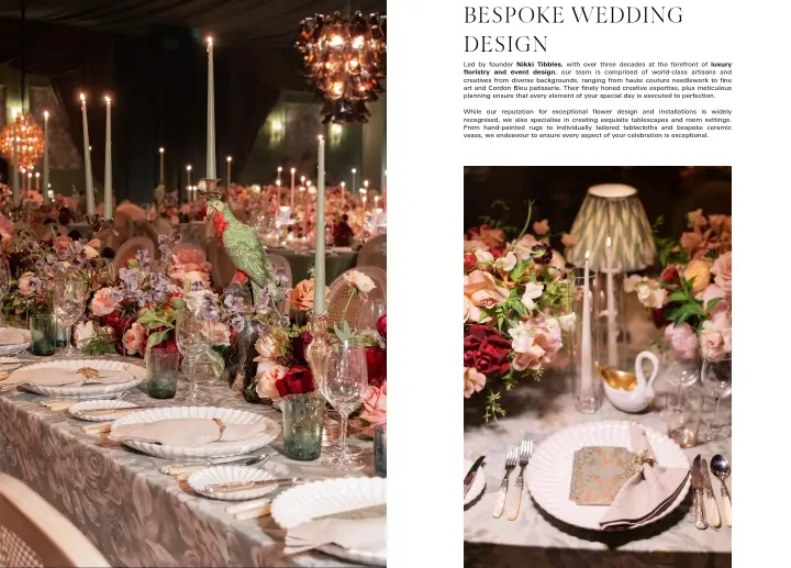 bespoke wedding design on Wild at Heart