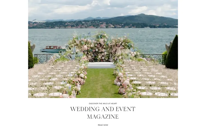 Wedding and Event Magazine on Wild at Heart