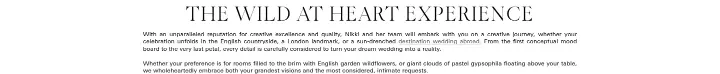 the wild at heart experience on Wild at Heart