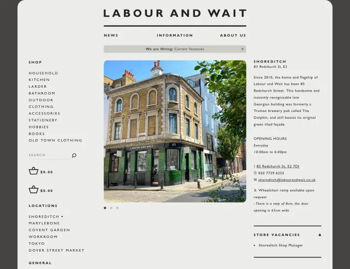 Shoreditch on Labour and Wait