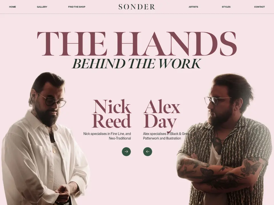 Sonder Tattoo — About