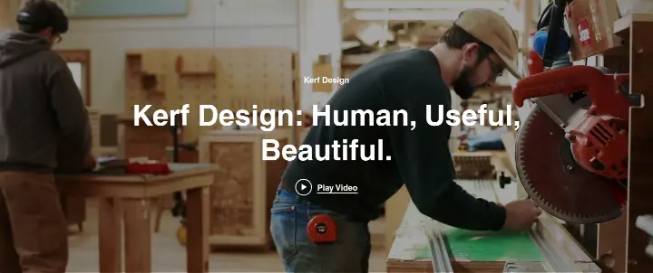 Kerf Design: Human, Useful, Beautiful on Kerf Design