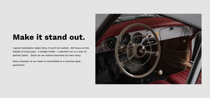 Make it stand out on SV Automotive