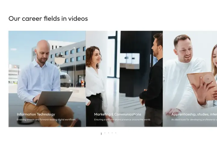 Our career fields in videos on Leica Camera