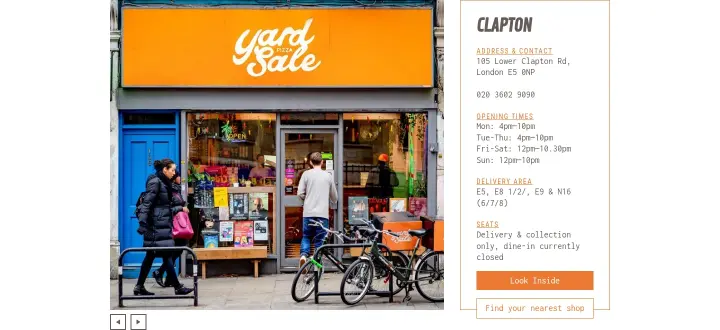 Clapton on Yard Sale Pizza