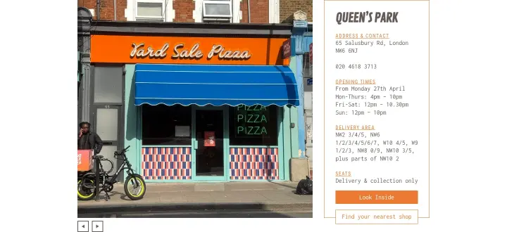 Queen’s Park on Yard Sale Pizza