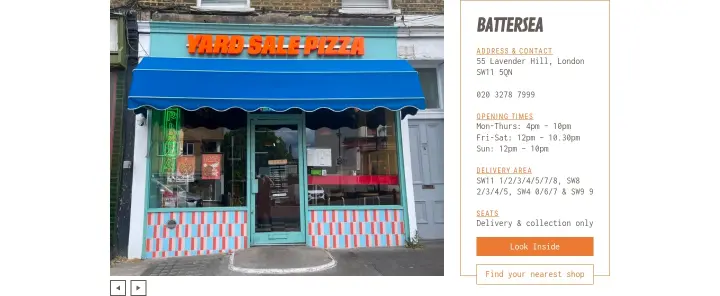Battersea on Yard Sale Pizza