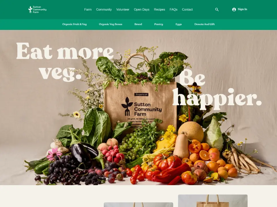 Sutton Community Farm — Home
