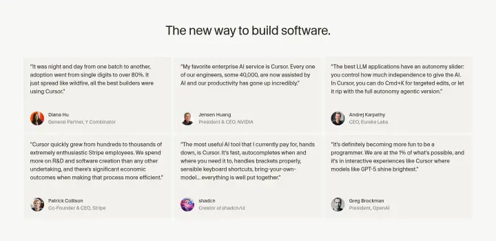 The new way to build software on Cursor