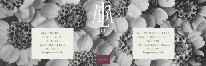Footer on Lewis Miller Design