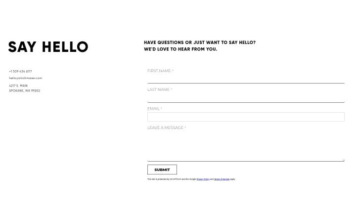 Say hello on Strohmaier Design & Build