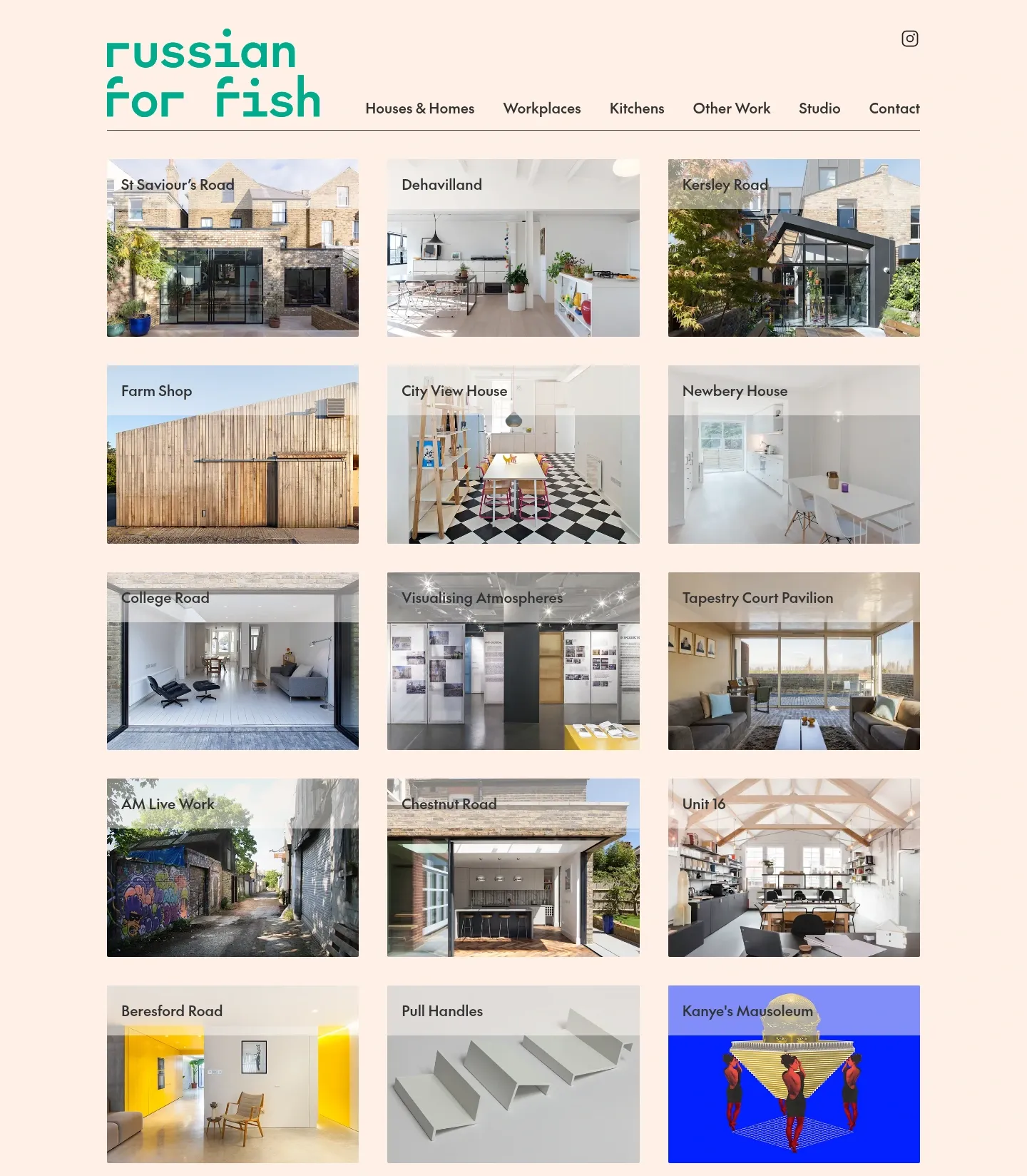 Screenshot of Russian for Fish at desktop width