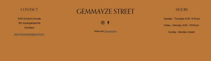 Footer on Gemmayze Street