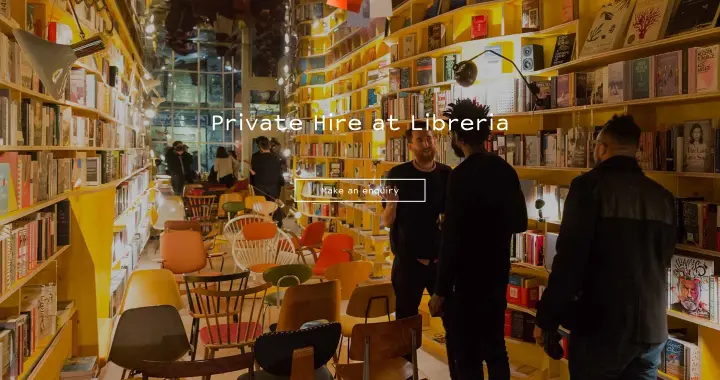 Private Hire at Libreria on Libreria