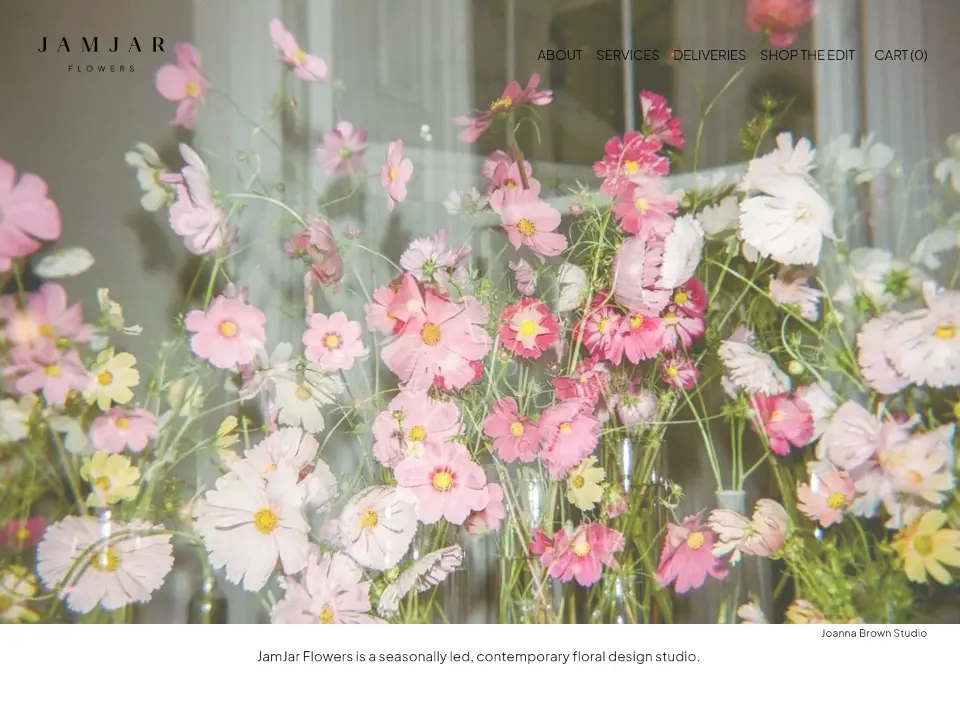 Jam Jar Flowers — Home